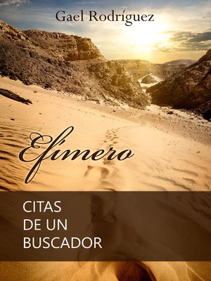 cover image of Efímero. Citas de un buscador
